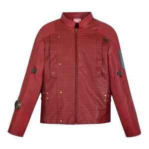 Marvel Disney Star-Lord Guardians of the Galaxy Faux Leather Jacket Size XS